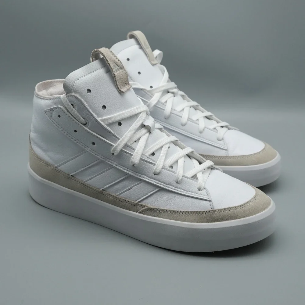 Adidas ZNsored Hi Mens 11.5 White High Top Sneakers